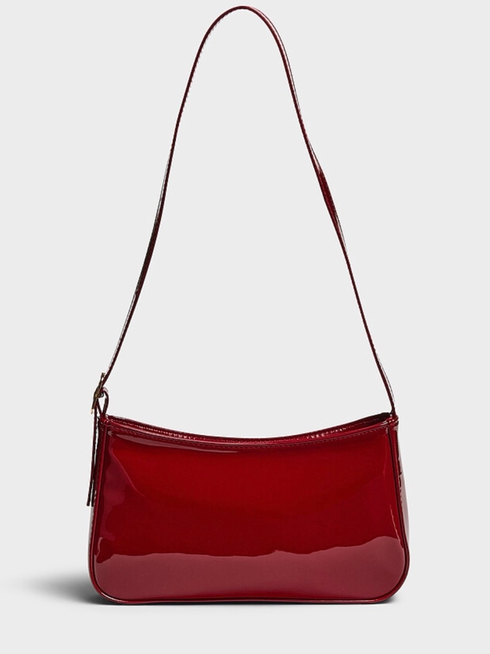 Red Patent Leather Shoulder Bag